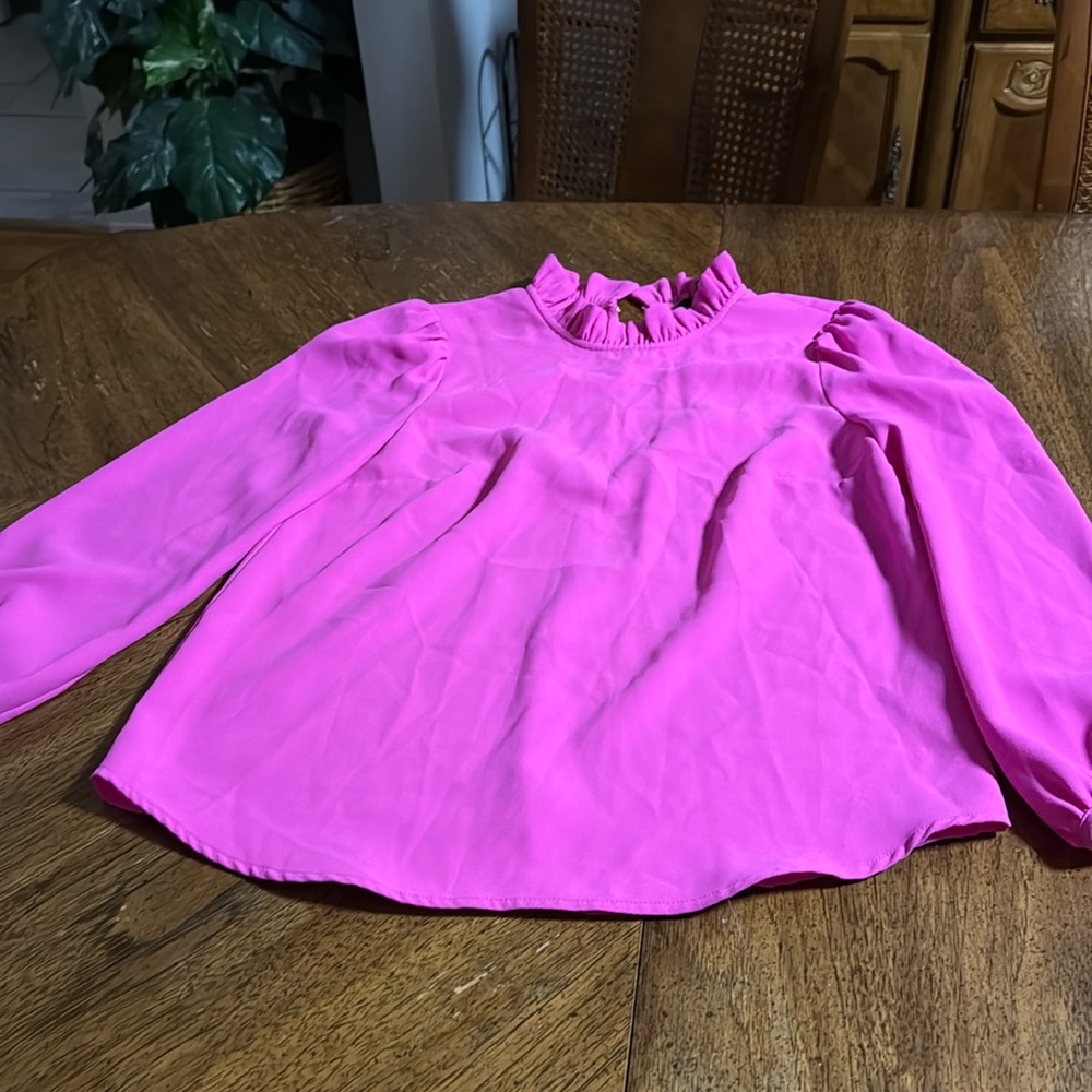 Pink JCrew Blouse